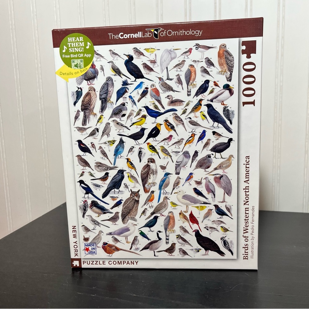 The Cornell Lab Birds of Western North America 1000-Piece Puzzle - White